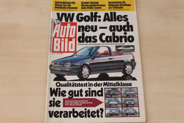Deckblatt Auto Bild (29/1990)